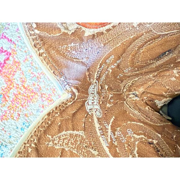 Justin SV2534 Sagan Brown Cowboy Boots Mens size 12 Western Utility - Picture 6 of 7